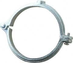 Empire - 4" Pipe, 1/2" Rod, Malleable Iron Split Ring Hanger - Electro Galvanized - Exact Tooling