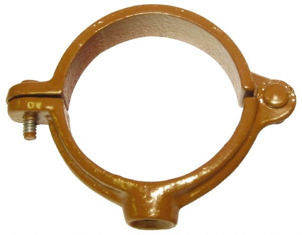 Empire - 2" Pipe, 3/8" Rod, Malleable Iron Split Ring Hanger - Epoxy Coated - Exact Tooling