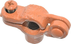Empire - 3/8" Pipe, 3/8" Rod, Malleable Iron Split Ring Hanger - Epoxy Coated - Exact Tooling
