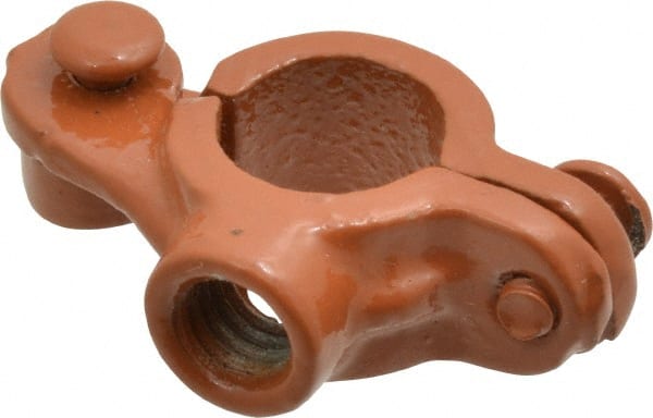 Empire - 1/2" Pipe, 3/8" Rod, Malleable Iron Split Ring Hanger - Epoxy Coated - Exact Tooling