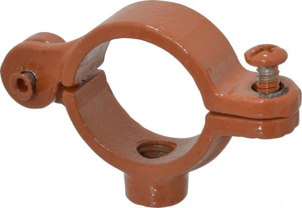 Empire - 1" Pipe, 3/8" Rod, Malleable Iron Split Ring Hanger - Epoxy Coated - Exact Tooling