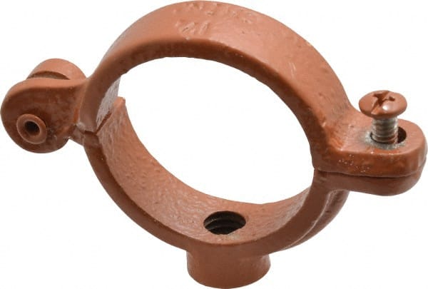Empire - 1-1/2" Pipe, 3/8" Rod, Malleable Iron Split Ring Hanger - Epoxy Coated - Exact Tooling