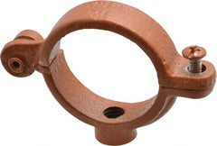 Empire - 1-1/2" Pipe, 3/8" Rod, Malleable Iron Split Ring Hanger - Epoxy Coated - Exact Tooling