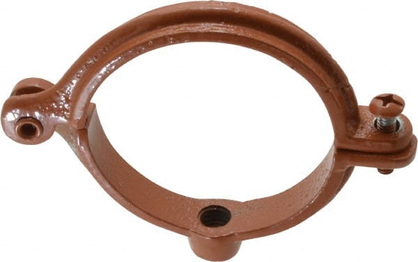 Empire - 3" Pipe, 1/2" Rod, Malleable Iron Split Ring Hanger - Epoxy Coated - Exact Tooling