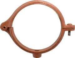Empire - 4" Pipe, 1/2" Rod, Malleable Iron Split Ring Hanger - Epoxy Coated - Exact Tooling