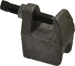 Empire - 3/4" Max Flange Thickness, 5/8" Rod Top Beam Clamp - 550 Lb Capacity, Ductile Iron - Exact Tooling
