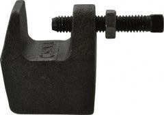 Empire - 3/4" Max Flange Thickness, 3/4" Rod Top Beam Clamp - 700 Lb Capacity, Ductile Iron - Exact Tooling