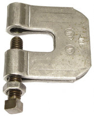 Empire - 3/4" Max Flange Thickness, 3/4" Rod C-Clamp with Locknut - 630 Lb Capacity, Carbon Steel - Exact Tooling
