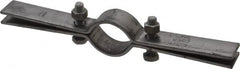 Empire - 1-1/4" Pipe, Riser Clamp - Black, 250 Lb Capacity, Carbon Steel - Exact Tooling