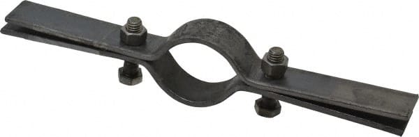 Empire - 1-1/2" Pipe, Riser Clamp - Black, 250 Lb Capacity, Carbon Steel - Exact Tooling