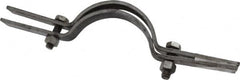 Empire - 4" Pipe, Riser Clamp - Black, 750 Lb Capacity, Carbon Steel - Exact Tooling