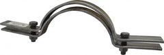Empire - 6" Pipe, Riser Clamp - Black, 1,600 Lb Capacity, Carbon Steel - Exact Tooling