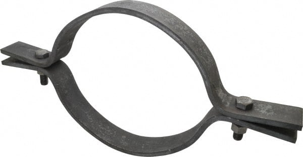 Empire - 10" Pipe, Riser Clamp - Black, 2,500 Lb Capacity, Carbon Steel - Exact Tooling