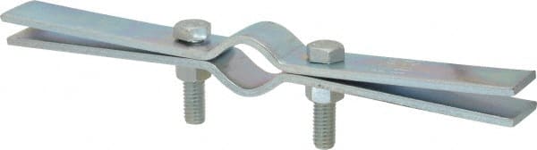 Empire - 3/4" Pipe, Electro Galvanized Riser Clamp - 220 Lb Capacity, Carbon Steel - Exact Tooling