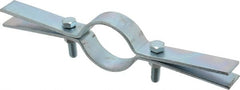 Empire - 2" Pipe, Electro Galvanized Riser Clamp - 300 Lb Capacity, Carbon Steel - Exact Tooling
