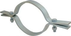 Empire - 8" Pipe, Electro Galvanized Riser Clamp - 2,500 Lb Capacity, Carbon Steel - Exact Tooling