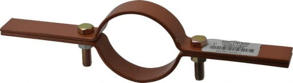 Empire - 3" Pipe, Copper Plated Riser Clamp - 500 Lb Capacity, Carbon Steel - Exact Tooling