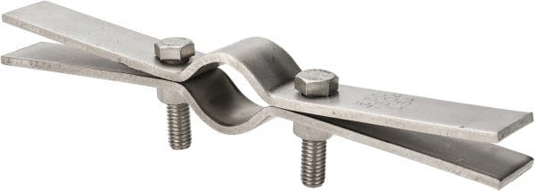 Empire - 1" Pipe, Riser Clamp - 220 Lb Capacity, Grade 304 Stainless Steel - Exact Tooling
