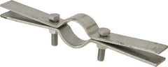 Empire - 1-1/4" Pipe, Riser Clamp - 250 Lb Capacity, Grade 304 Stainless Steel - Exact Tooling