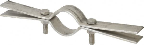 Empire - 1-1/2" Pipe, Riser Clamp - 250 Lb Capacity, Grade 304 Stainless Steel - Exact Tooling