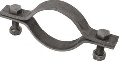 Empire - 3" Pipe, Standard Pipe Clamp - Black, 1,040 Lb Capacity, Carbon Steel - Exact Tooling