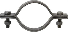 Empire - 3-1/2" Pipe, Standard Pipe Clamp - Black, 1,040 Lb Capacity, Carbon Steel - Exact Tooling