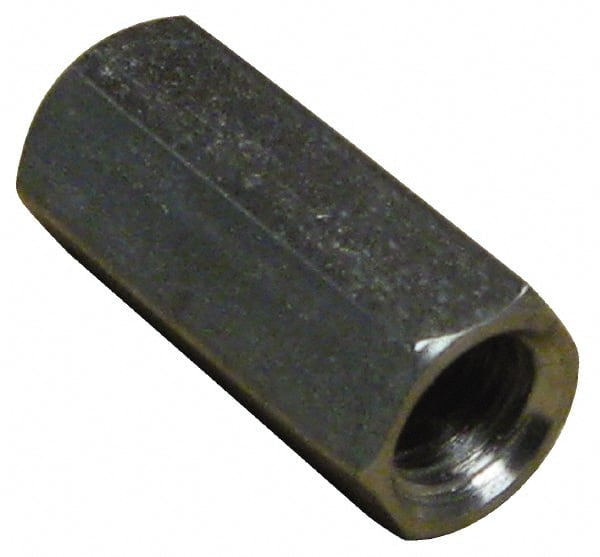 Empire - 3/4-10 Thread, 2-1/4" OAL Stainless Steel Standard Coupling Nut - Uncoated - Exact Tooling