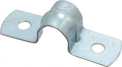 Empire - 1/4 Pipe, Carbon Steel, Galvanized Pipe, Conduit or Tube Strap - 2 Mounting Holes - Exact Tooling
