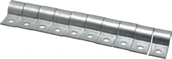 Empire - 1/4" Pipe, Carbon Steel, Electro Galvanized" Pipe or Conduit Strap - 1 Mounting Hole - Exact Tooling
