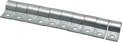 Empire - 1/4" Pipe, Carbon Steel, Electro Galvanized" Pipe or Conduit Strap - 1 Mounting Hole - Exact Tooling