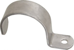 Empire - 2" Pipe, Grade 304 Stainless Steel," Pipe or Conduit Strap - 1 Mounting Hole - Exact Tooling