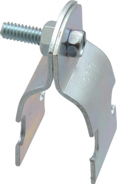 Empire - 1/2" Pipe," Pipe Clamp - Electro Galvanized - Exact Tooling