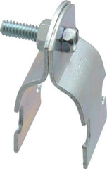 Empire - 1/2" Pipe," Pipe Clamp - Electro Galvanized - Exact Tooling