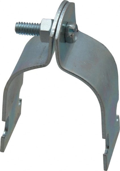 Empire - 1-1/4" Pipe," Pipe Clamp - Electro Galvanized - Exact Tooling