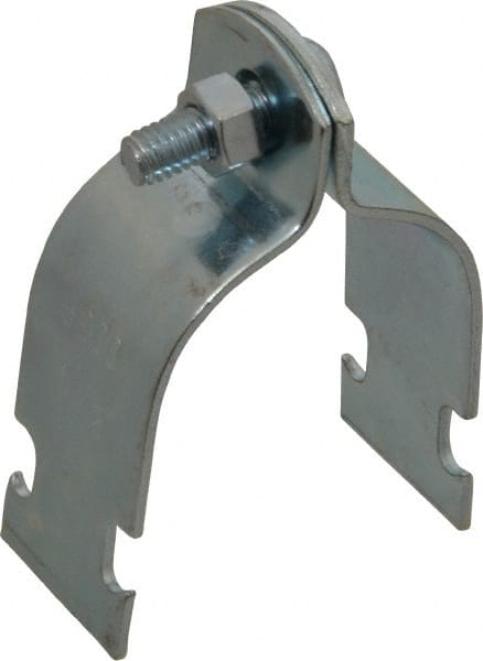 Empire - 1-1/2" Pipe," Pipe Clamp - Electro Galvanized - Exact Tooling