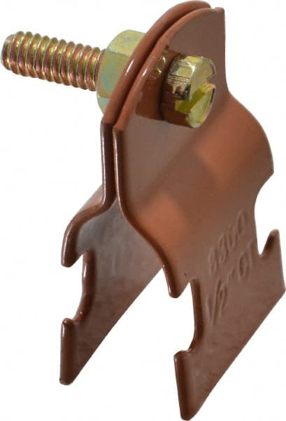 Empire - 1/2" Pipe, Tube Clamp - Copper Plated - Exact Tooling