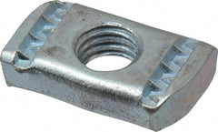 Empire - 1/2" Rod, Electro Galvanized Carbon Steel Strut Nut - Used for Attaching Hanger Rod or Other Accessories to Strut - Exact Tooling