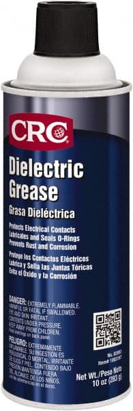 CRC - 16 oz Aerosol Silicone Gel Paste Grease - Translucent, Extremely Flammable, 400°F Max Temp, NLGIG 2, - Exact Tooling