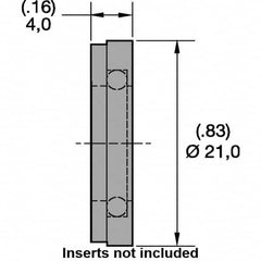 Kennametal - Collet Coolant Seal Sets Compatible Collet Series: ER40 Number of Seals: 46 - Exact Tooling