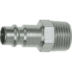 Dynabrade - Male NPT Pneumatic Hose Plug - Steel, 1/4" Body Diam - Exact Tooling
