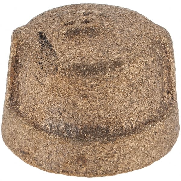 Merit Brass - Class 125, 1/4" Internal Pipe, Brass End Cap - FNPT - Exact Tooling