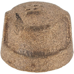 Merit Brass - Class 125, 1/4" Internal Pipe, Brass End Cap - FNPT - Exact Tooling