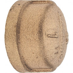 Merit Brass - Class 125, 1" Internal Pipe, Brass End Cap - FNPT - Exact Tooling