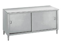 Eagle MHC - Enclosed Worktable - Stainless Steel Top, 72" Wide x 35-1/2" High - Exact Tooling