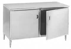 Eagle MHC - Enclosed Worktable - Stainless Steel Top, 48" Wide x 35-1/2" High - Exact Tooling