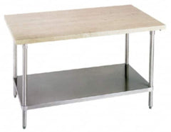 Eagle MHC - 72" Wide x 30" Deep x 35-1/2" High, Wood Work Table - Comfort Edge, Fixed Legs - Exact Tooling