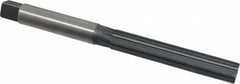 Interstate - 21/32" Diam, Straight Shank, 3-11/16" Flute, Hand Reamer - Exact Tooling