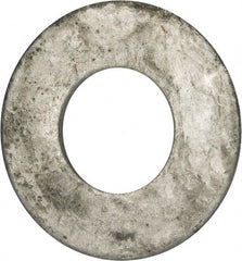 Value Collection - 1-3/4" Screw, Grade 2 Steel USS Flat Washer - 1.865" ID x 4.045" OD, 0.213" Thick, Galvanized Finish - Exact Tooling