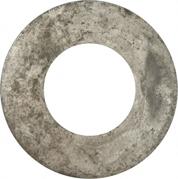 Value Collection - 2-1/4" Screw, Grade 2 Steel USS Flat Washer - 2.365" ID x 4.795" OD, 0.248" Thick, Galvanized Finish - Exact Tooling