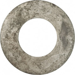 Value Collection - 2-1/4" Screw, Grade 2 Steel USS Flat Washer - 2.365" ID x 4.795" OD, 0.248" Thick, Galvanized Finish - Exact Tooling